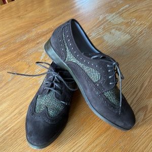 Johnston & Murphy suede oxfords